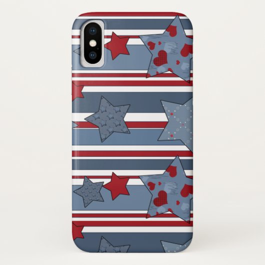 Moderne, populaire, patriottische Case-Mate iPhone case (Achterkant)