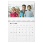 Moderne portfolio fotokalender kalender (Feb 2027)