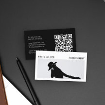 Moderne portfolio stijl Fotografie Logo QR-code
