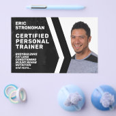 Moderne portret voor professionele geschiktheid flyer (Enkel)