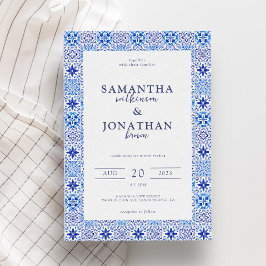 Moderne Portugese Tegel Kusthuwelijk Kaart