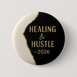 Moderne Positiviteitsdrang en Genezing 2026 Ronde Button 5,7 Cm