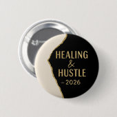 Moderne Positiviteitsdrang en Genezing 2026 Ronde Button 5,7 Cm (Voorkant /achterkant)