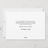 Moderne post Covid, eindelijk weer samengevoegd Fo Feestdagenkaart (Achterkant)