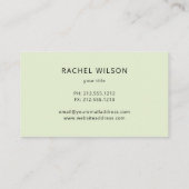 Moderne poster duotone blauw en gele dj muzikant visitekaartje (Achterkant)