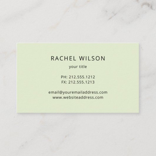 Moderne poster duotone blauw en gele dj muzikant visitekaartje (Achterkant)