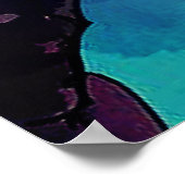 Moderne poster kunst print bloemen (Hoek)