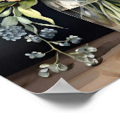 Moderne poster kunst print bloemen (Hoek)