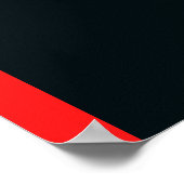 Moderne Poster met stijlwijn, veel Bedankt (Hoek)