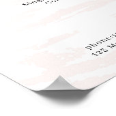 Moderne Poster met Waterverf Prijslijst (Hoek)