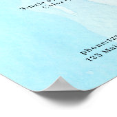 Moderne Poster met Waterverf Prijslijst (Hoek)