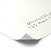 Moderne Poster prijslijst (Hoek)