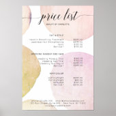 Moderne Poster prijslijst (Voorkant)