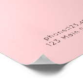 Moderne Poster prijslijst (Hoek)