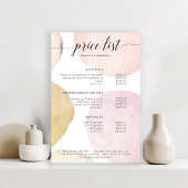 Moderne Poster prijslijst