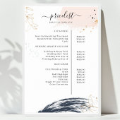 Moderne Poster prijslijst