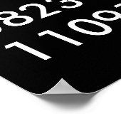 Moderne Poster speciale data (Hoek)