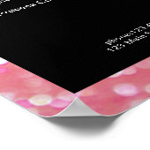 Moderne Poster van de Lijst van de Koraalprijs van (Hoek)