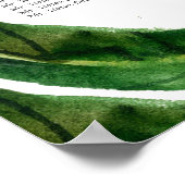 Moderne Poster van de tropische gleuven (Hoek)