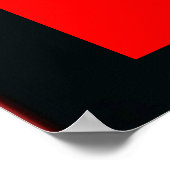 Moderne Poster van de Wijn van de Stijl, Merci, ge (Hoek)