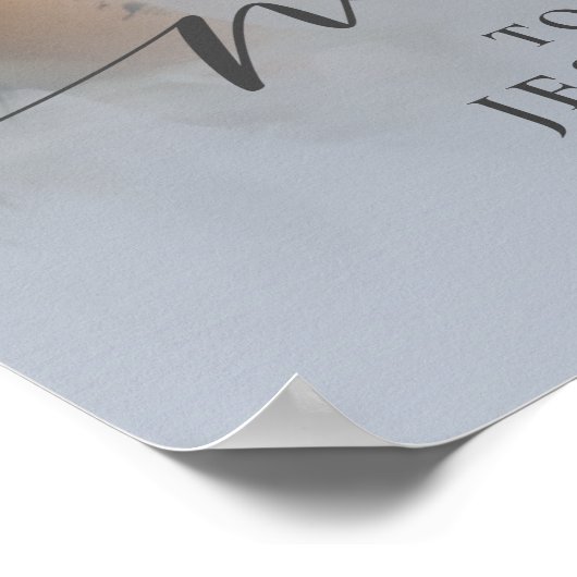 Moderne Poster voor fotokalligrafie (Hoek)