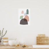 Moderne poster voor moderne kunst uit de midden ee (Keuken)