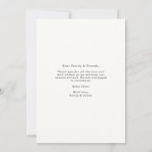 Moderne Postzegelfoto Geboorte Baby Aankondiging (Achterkant)