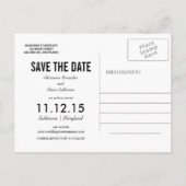 Moderne prachtige skyline van New York Save the Da Aankondigingskaart (Achterkant)