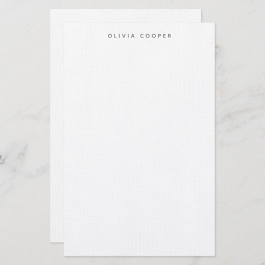 Moderne predikant sojaboon briefpapier (Voorkant / Achterkant)