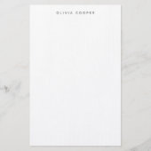 Moderne predikant sojaboon briefpapier (Voorkant)