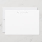 Moderne predikant sojaboon  notitiekaartje (Voorkant)