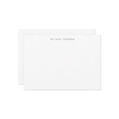 Moderne predikant sojaboon  notitiekaartje (Voorkant / Achterkant in situ)