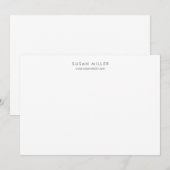 Moderne predikant sojaboon notitiekaartje (Voorkant / Achterkant)