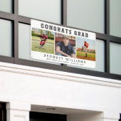 Moderne Preppy Gefeliciteerd Afgestudeerd Foto Col Spandoek (Buitenkant Gebouw)