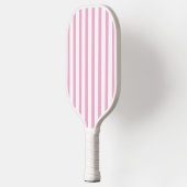 Moderne Preppy Pastel Roze Monogram Pickleball Paddle (Links)