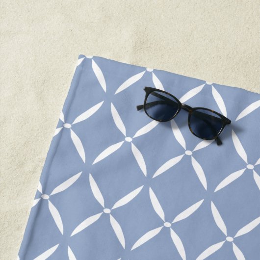 Moderne Preppy Print Strandlaken (In situ)