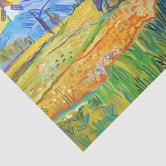 Moderne pressionistische kunstzomerrecensie tissuepapier (Detail)