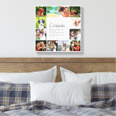 Moderne pret-collage neef definitie canvas afdruk (Insitu (Slaapkamer))