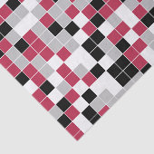 Moderne pret magenta geometrisch tissuepapier (Detail)