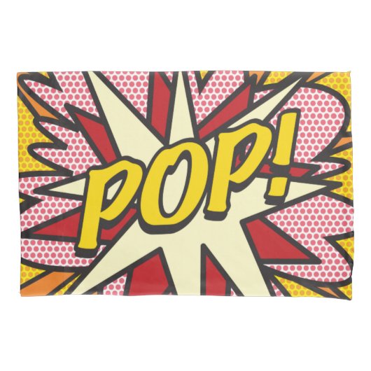Moderne Pret Retro Strips Pop Art POP Kussensloop (Voorkant)