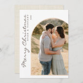 Moderne pretkerst met foto's kaart (Voorkant / Achterkant)