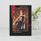 Moderne Prettige Feestdagen Eenvoudige Geometrisch (Staand voorkant)