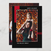 Moderne Prettige Feestdagen Eenvoudige Geometrisch (Voorkant / Achterkant)