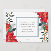 Moderne Prettige feestdagen Feestdagenkaart (Achterkant)