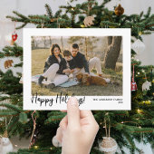 Moderne Prettige Feestdagen Foto Kerstmis