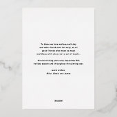 Moderne Prettige feestdagen foto van Script Red (Achterkant)