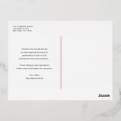 Moderne Prettige feestdagen foto van Script Red (Achterkant)