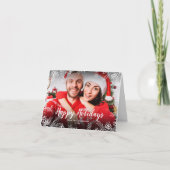 Moderne Prettige feestdagen kerstcadeau (Voorkant)