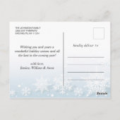 Moderne Prettige feestdagen kerstgroet Briefkaart (Achterkant)