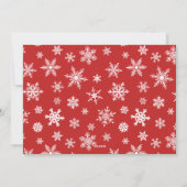 Moderne Prettige feestdagen kerstgroet Feestdagenkaart (Achterkant)